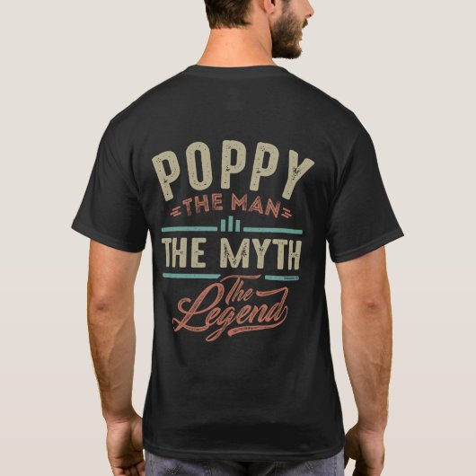 Poppy the Legend T-shirt (Achterkant)