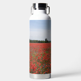 Poppy veld - Waterfles