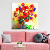 Poppy-ventilatorregeling Canvas Afdruk (Insitu (Woonkamer))