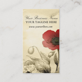  Poppy Visitekaartjes - Ephemera Floral