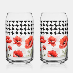 Poppy w / Palestijnse Hattah kan glas instellen