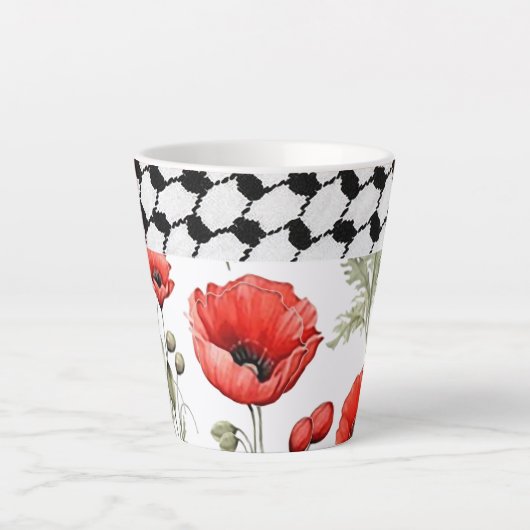 Poppy w/Palestinian Hattah Latte Mok (Voorkant)