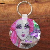 Poppycock Kisses Sleutelhanger (Voorkant)