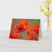 Poppys. Kaart (Gele Bloem)