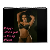 Poppy's Pin-up uit 2008... Kalender (Hoes)