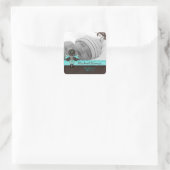 Pops de gâteau Baby Boy Sticker Blue Brown Candy 2 (Sac)