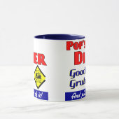Pops Diner Cuisine Art Café Mug (Centre)