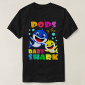 Pops Shark Pops Shark Family Mother's Day  T-shirt (Design voorkant)