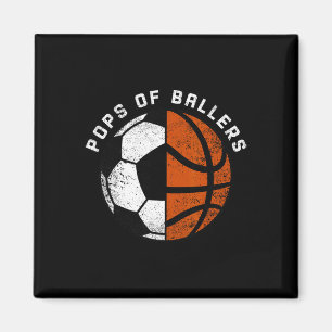 Pops Van Llers Grappige Voetbal Schets Pops Magneet