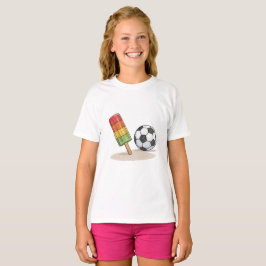 Popsicle and soccer ball t-shirt