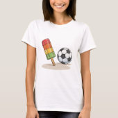 Popsicle and soccer ball t-shirt (Voorkant)