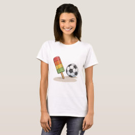 Popsicle and soccer ball t-shirt