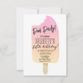 Popsicle Anniversaire Fête Été Invitation modifiab (Devant)