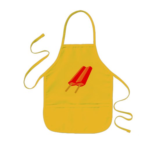 Popsicle Apron - Cherry Kinder Schort (Voorkant)
