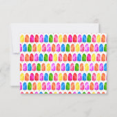 Popsicle Baby shower Dank u Bedankkaart (Achterkant)