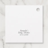 Popsicle Baby shower Pop het als ze poppen Bedankjes Labels (Achterkant)