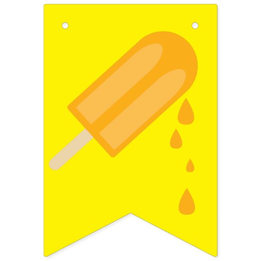 Popsicle Birthday Party Vlaggetjes (Eerste vlag)