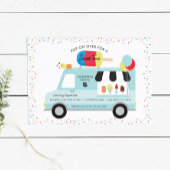 Popsicle Camion Anniversaire Fête Invitation