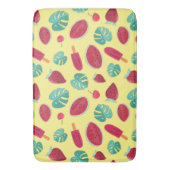 Popsicle, Cherry, aardbei en watermeloenen Badmat (Voorkant Verticaal)