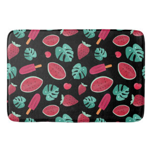 Popsicle, Cherry, aardbei en watermeloenen Badmat