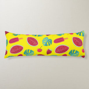 Popsicle, Cherry, aardbei en watermeloenen Lichaamskussen
