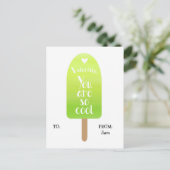 Popsicle Enfants École Classe Valentine Cartes (Debout devant)