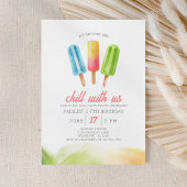 Popsicle été Anniversaire Fête Invitation