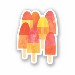 Popsicle Ice Lollies Sticker