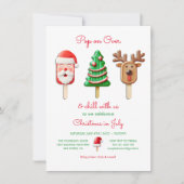 Popsicle Kerstmis in juli Kaart (Voorkant)