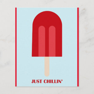 POPSICLE KILLENDE FUN SUMMER TREATS PUN MOTTO FLYER