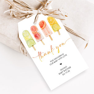 Popsicle Klaar om te Barsten Baby Shower Favor Tag Cadeaulabel