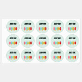 Popsicle Nom de l'école Étiquettes (Feuille)