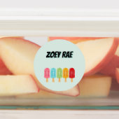 Popsicle Nom de l'école Étiquettes (Apposé)