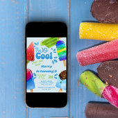 Popsicle Party Twee Cool Boys 2e Verjaardag Kaart