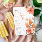 Popsicle Prêt à pop Baby shower Invitation