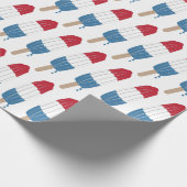 Popsicle Rocket Cadeaupapier (Hoek)