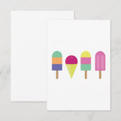 Popsicles Bedankkaart (Voorkant / Achterkant)