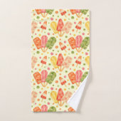 Popsicles colorés d'aquarelle (Serviette à main)