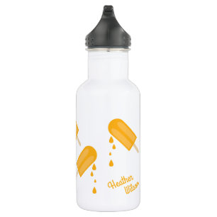 Popsicles Cute Kids Bouteille d'eau avec nom
