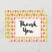 Popsicles et crème glacée Motif d'été Merci (Devant / Derrière)