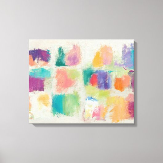 Popsicles Horizontale Steene Abstracte Druk Canvas Afdruk (Voorkant)