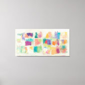 Popsicles Horizontale Steene Abstracte Druk Canvas Afdruk (Voorkant)