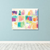 Popsicles Horizontale Steene Abstracte Druk Canvas Afdruk (Insitu (Houten vloer))