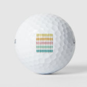 Popsicles  Ice Cream Retro Summer Design Golfballen (Voorkant)