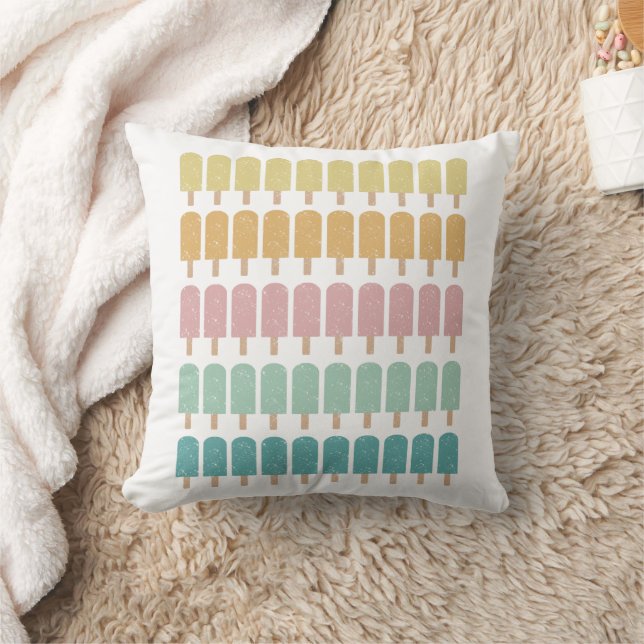 Popsicles  Ice Cream Retro Summer Design Kussen (Deken)