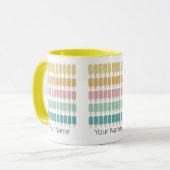 Popsicles  Ice Cream Retro Summer Design Mok (Voorkant links)