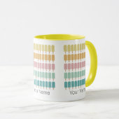 Popsicles  Ice Cream Retro Summer Design Mok (Voorkant rechts)