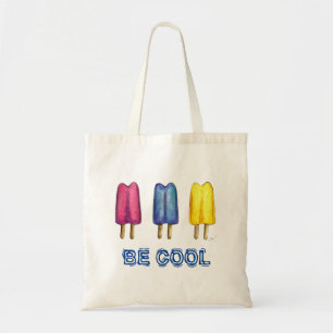 Popsicles in Pop , bloesems, vochtig Tas