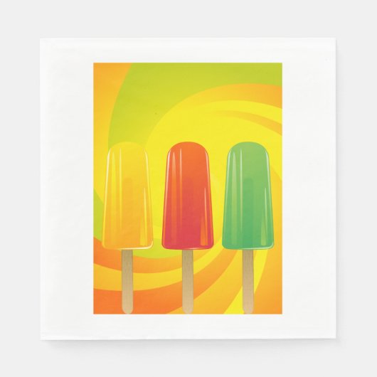 Popsicles Paper Napkins Servet (Voorkant)