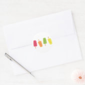 Popsicles Ronde Sticker (Envelop)